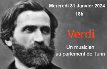 Conférence "Verdi, un musicien au parlement de Turin"