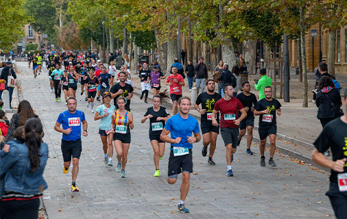 Le Château de l'Horloge participe à Aix en foulées