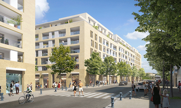 Un nouvel axe urbain et commerçant