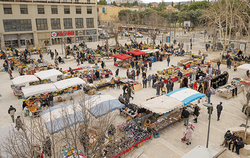 Inauguration de la place Romée de Villeneuve