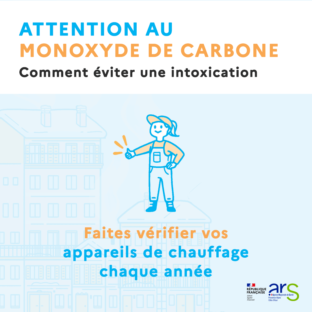 Monoxyde de carbone - Monoxyde de Carbone - Prévention des risques -  Actions de l'État - Les services de l'État dans les Bouches-du-Rhône