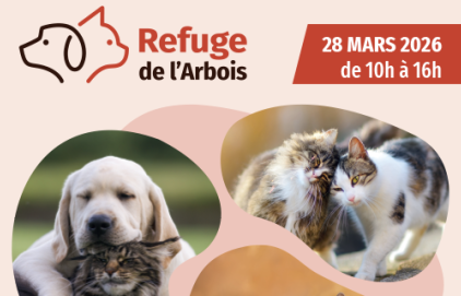 Collecte de dons en faveur des animaux du refuge de l'Arbois et des&nbsp;(…)