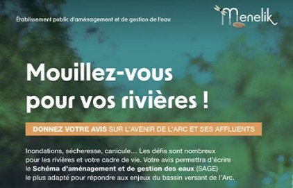 Concertation publique "Mouillez-vous pour vos rivières"