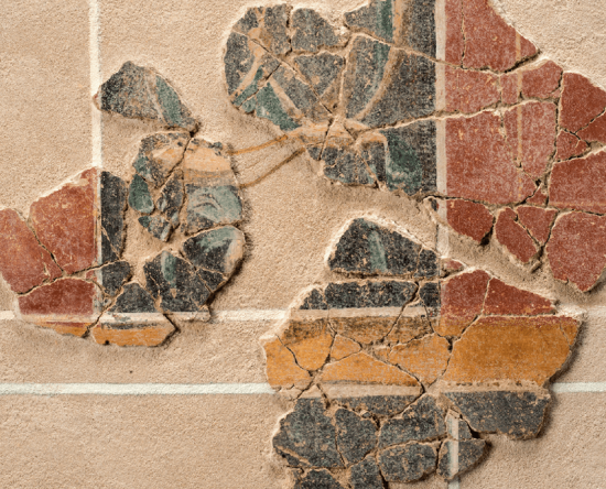 Décor de bandes à candélabres végétalisés à tiges croisées - 16 boulevard de (…)