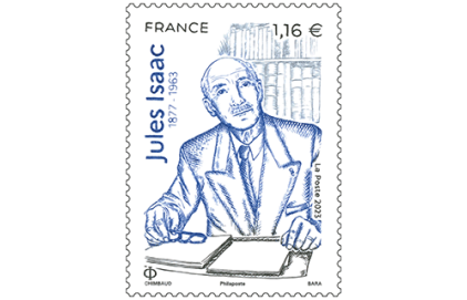 Émission anticipée d'un timbre à l'effigie de Jules Isaac