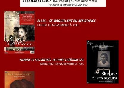 Spectacle - Elles… se maquillent en Résistance