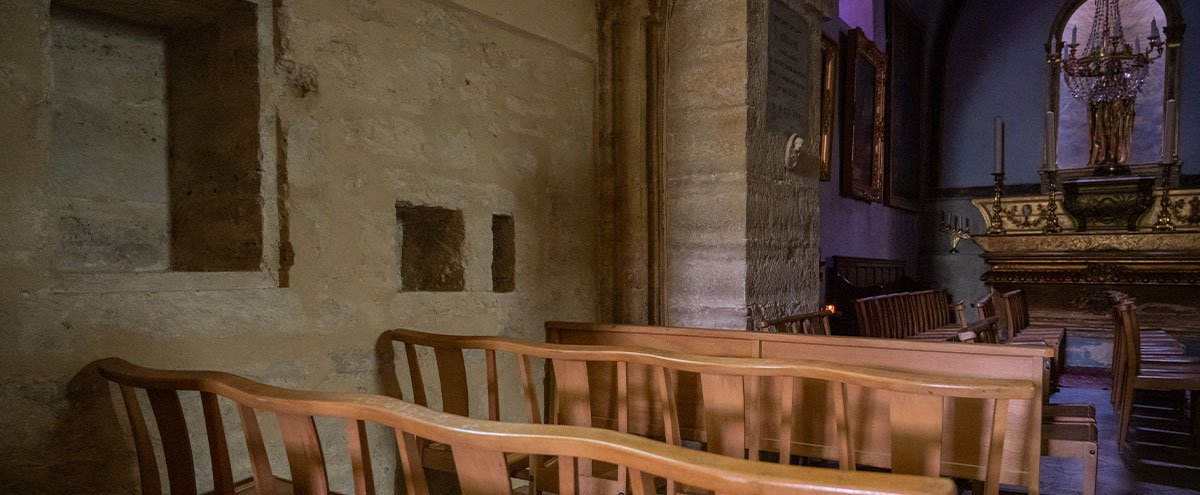 Des vestiges découverts dans l'église du village à Puyricard