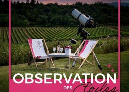 Observation des étoiles au Château Gassier
