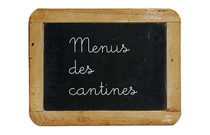 Menus des cantines pour les écoles
