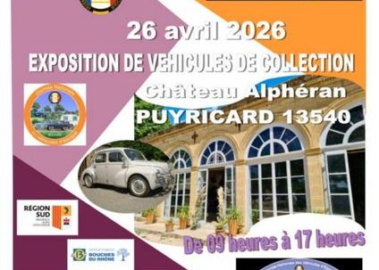 Journée Nationale des Véhicules d'Epoque au Château d'Alphéran