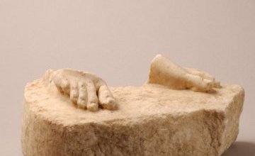 Base de statue en pied