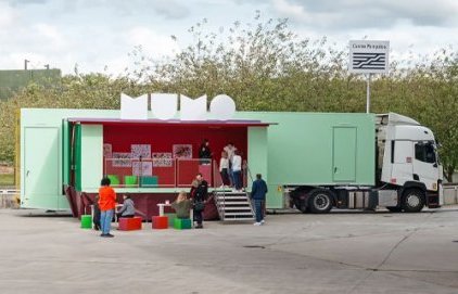 Le camion musée MuMo - Centre Pompidou à Encagnane et Jas de Bouffan