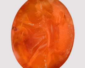 Intaille Satyre - Cornaline 11.2 x 9 x 4 mm - Antiquité IIe siècle - Sextius (…)