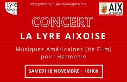 Concert de la Sainte Cécile par la Lyre Aixoise