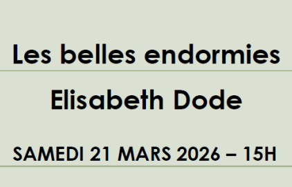 Conférence sur la littérature provençale - "Les belles endormies"