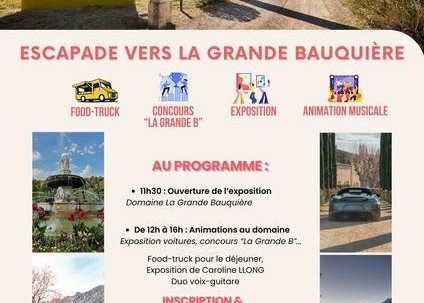 Escapade vers la grande Bauquière, Wine & Cars