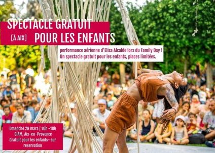 Spectacle de cirque aérien