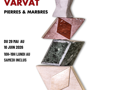 Exposition : Pierres er marbres - Bernard Varvat