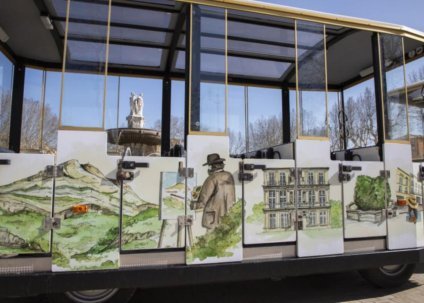 Visite d'Aix-en-Provence en train touristique électrique – sur les pas (…)