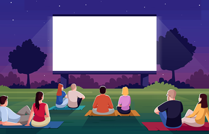 Soirée et projection en plein air au Stade Joseph d'Arbaud