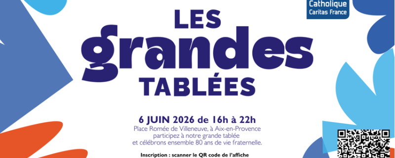 80 ans du Secours Catholique - Les Grandes Tablées