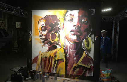 Ateliers graffiti dans le parc Gilbert Vilers
