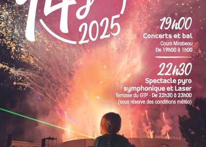 Fête Nationale à Aix-en-Provence - Festivités du 14 juillet