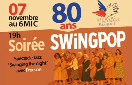 80 ans du Secours Populaire - Soirée SWINGPOP