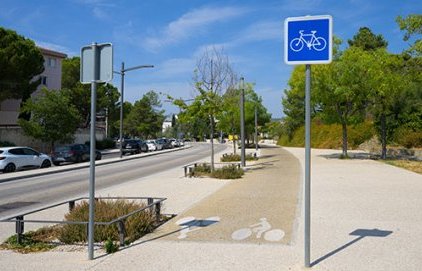 Extension de la piste cyclable du Bois de l'Aune