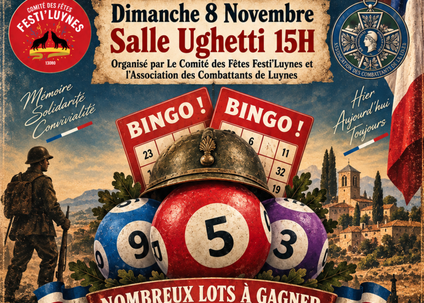 Loto interassociatif Festi'Luynes et Anciens Combattants de Luynes