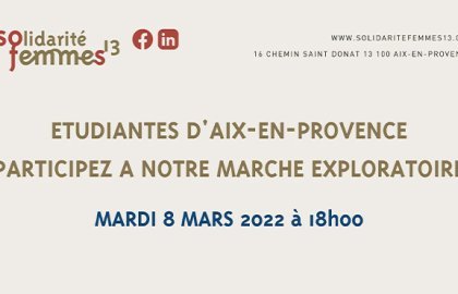 Marche exploratoire dédiée aux étudiantes - 08 Mars 2022