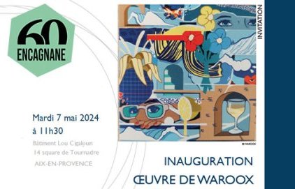 Inauguration de l'oeuvre de Waroox