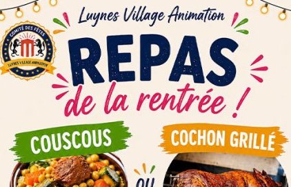 Repas de la rentrée à Luynes