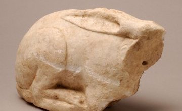Lapin en marbre