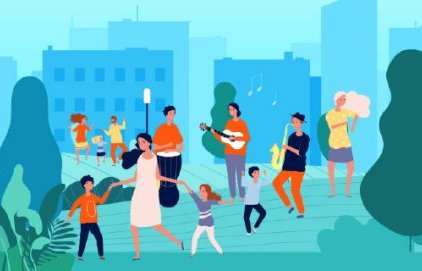 Fête de quartier à Encagnane
