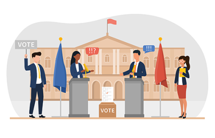 Simulation parlementaire des étudiants
