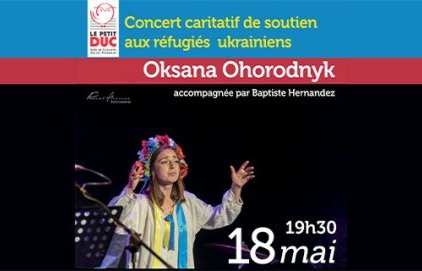 Concert caritatif Oksana Ohorodnyk