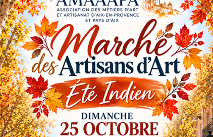 Marché des artisans d'art sur le cours Mirabeau