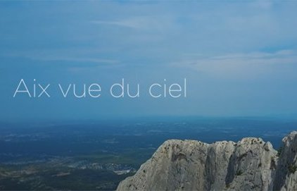 Aix, vue du ciel