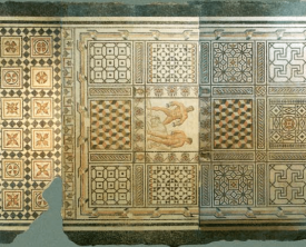 Mosaïque de Darès et Entelle - 8x4m - 18 rue des Magnans 1991/1992