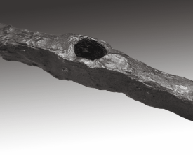 Marteau arrache-clou - Fer L=12.8 cm l=2 cm ép= 1.6 cm - Antiquité seconde (…)