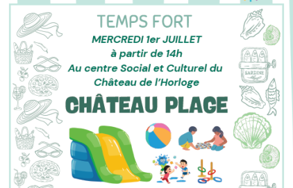 Journée "château plage" au Château de l'Horloge