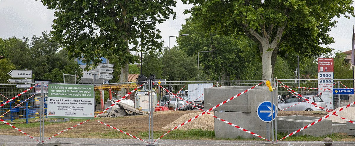 La rue de la fourane en chantier