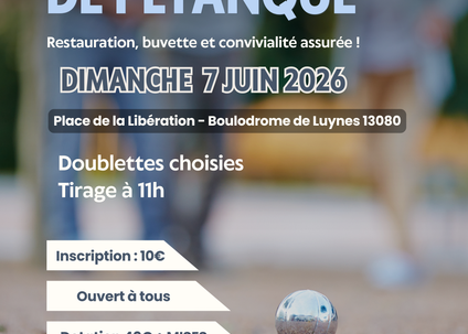 Concours de pétanque