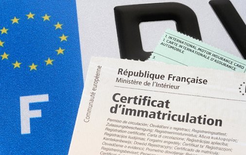 Certificat d'immatriculation (carte grise)