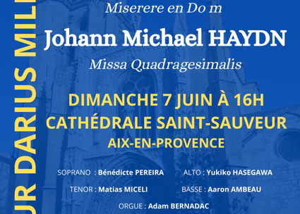 Concert - Chœur Darius Milhaud