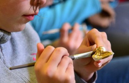 ZEBUS - Atelier parents enfants "Dorure à la feuille d'or/gypserie