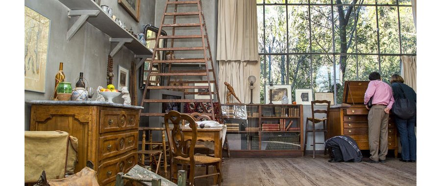 Visite libre de l'atelier de Cezanne