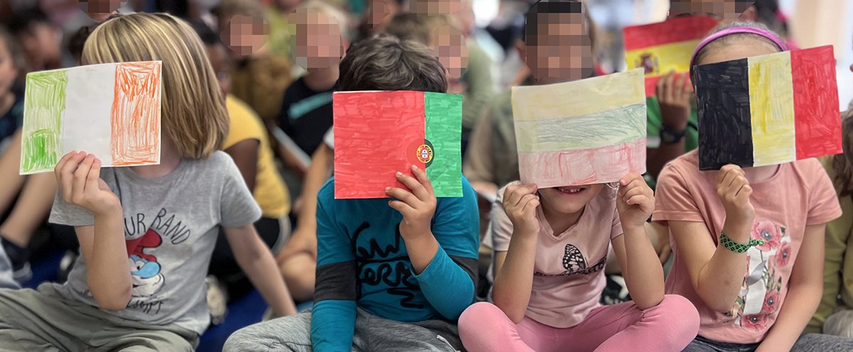 Cérémonie européenne à l'école des Floralies