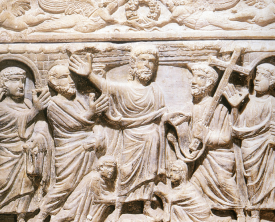 Cuve de sarcophage représentant Saint Mitre - Antiquité tardive - Cathédrale (…)